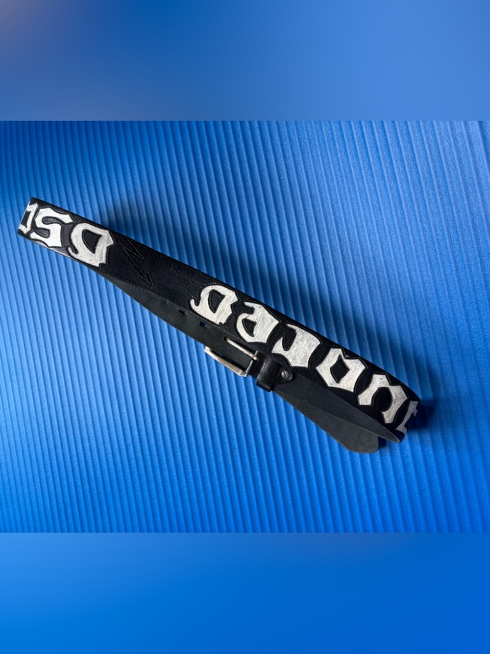 Dsquared leather belt Unisex size 95 Vintage